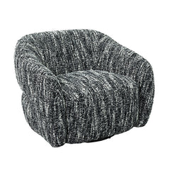 Pyrena Black Swivel Chair - Ornate Home