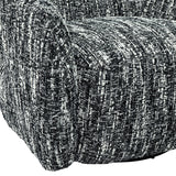 Pyrena Black Swivel Chair - Ornate Home