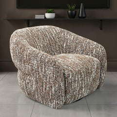Pyrena Brown Swivel Chair - Ornate Home