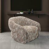 Pyrena Brown Swivel Chair - Ornate Home