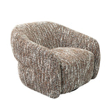 Pyrena Brown Swivel Chair - Ornate Home