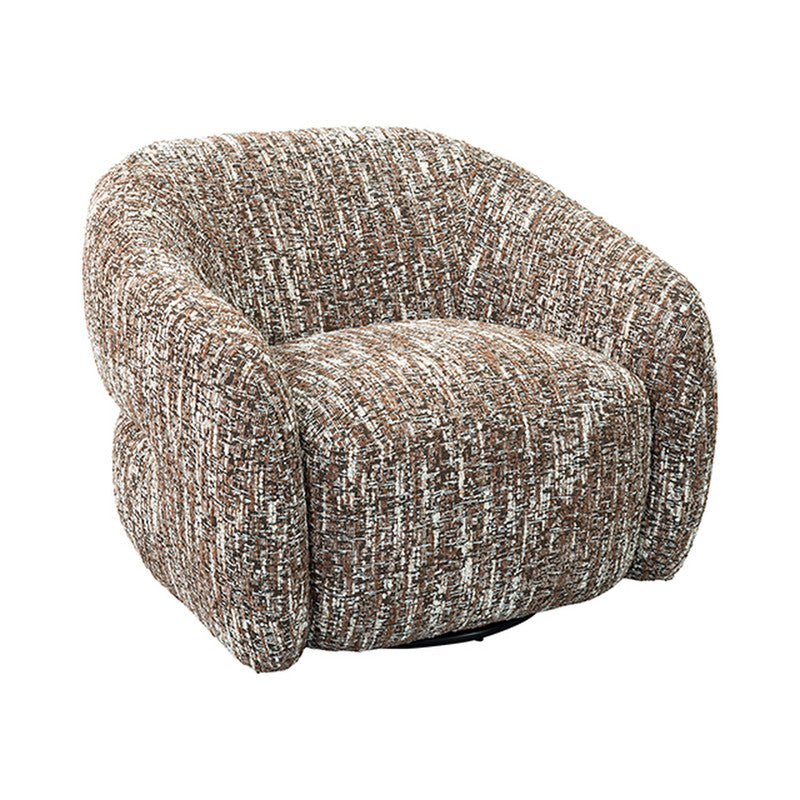 Pyrena Brown Swivel Chair - Ornate Home