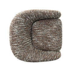 Pyrena Brown Swivel Chair - Ornate Home