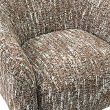 Pyrena Brown Swivel Chair - Ornate Home