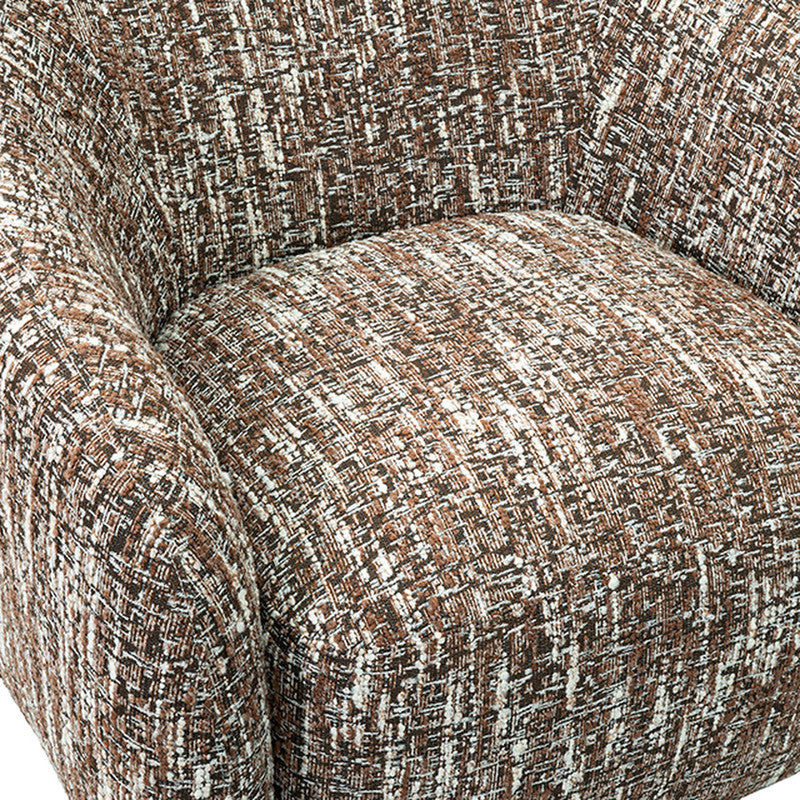 Pyrena Brown Swivel Chair - Ornate Home