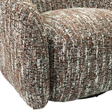 Pyrena Brown Swivel Chair - Ornate Home