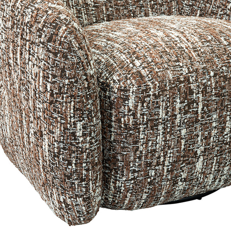 Pyrena Brown Swivel Chair - Ornate Home