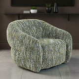 Pyrena Green Swivel Chair - Ornate Home