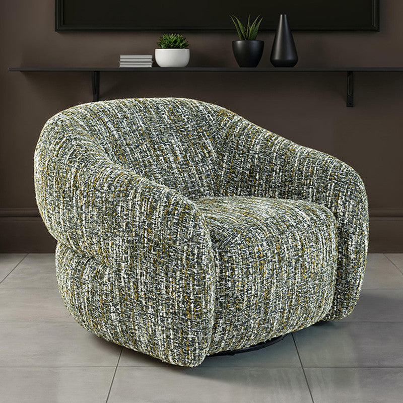 Pyrena Green Swivel Chair - Ornate Home