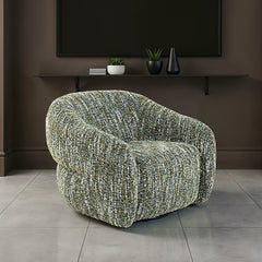 Pyrena Green Swivel Chair - Ornate Home