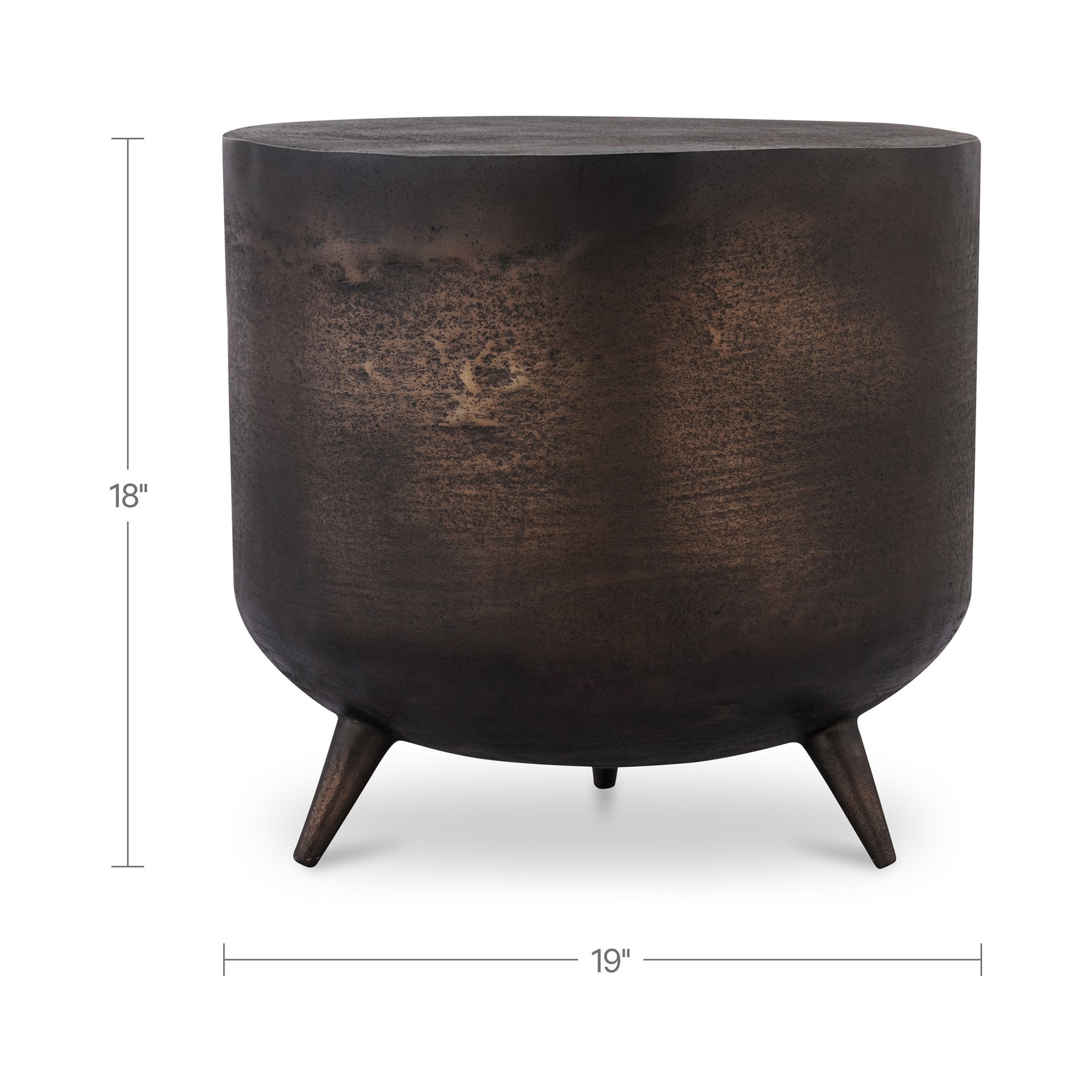 Kettel Bronze Accent Table