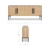Fishbone Natural Sideboard