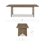 Lake Brown Dining Table