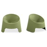 Nolla Green Outdoor Accent Chair (Set of 2)