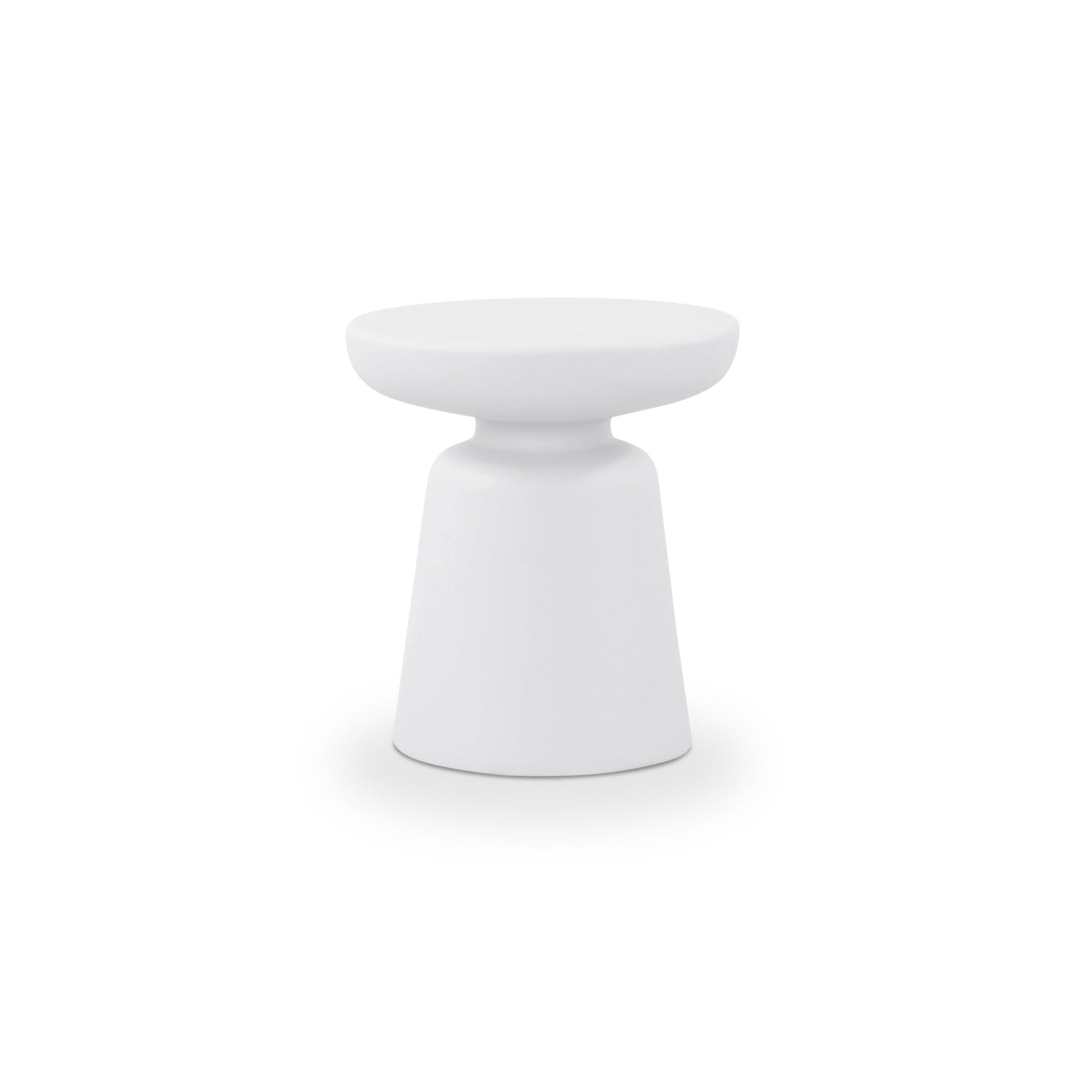 Ruth White Outdoor Side Table