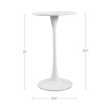 Gage White Outdoor Bar Table