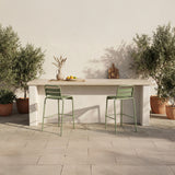 Kade Green Outdoor Bar Stool (Set of 2)