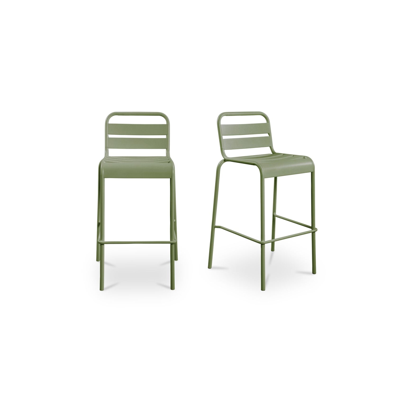 Kade Green Outdoor Bar Stool (Set of 2)
