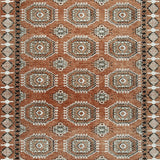 Qaabiz Sienna/Ivory/Black Large Rug - Ornate Home