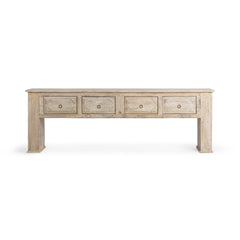 Qena Butterwood Blend 4 Drawer Console Table - Ornate Home
