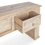 Qena Butterwood Blend 4 Drawer Console Table - Ornate Home