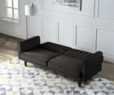 Qinven Dark Brown Adjustable Sofa - Ornate Home