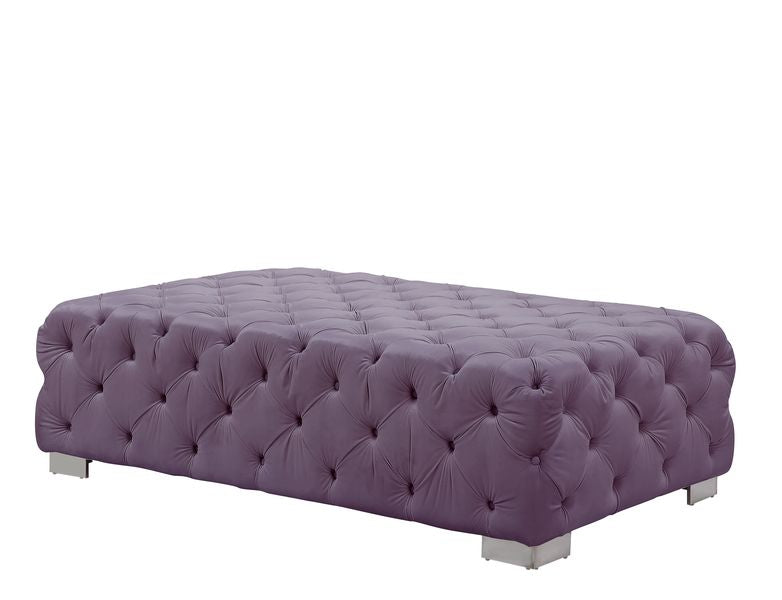 Qokmis Purple Ottoman - Ornate Home