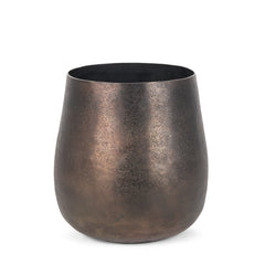 Quade Gold Small Metal Planter