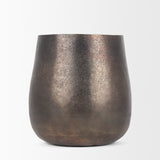 Quade Gold Small Metal Planter - Ornate Home