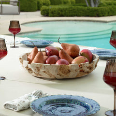 Quarried Stone Brown Indoor-Outdoor Bowl - Ornate Home