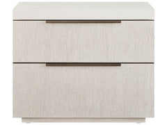 Quartz Light Mist Oak Nightstand - Ornate Home