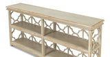 Quatrefoil Green Bookshelf Console Table - Ornate Home