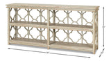 Quatrefoil Green Bookshelf Console Table - Ornate Home