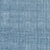 Quealy Blue Patterned 3x5 Small Viscose Rug - Clearance - Ornate Home