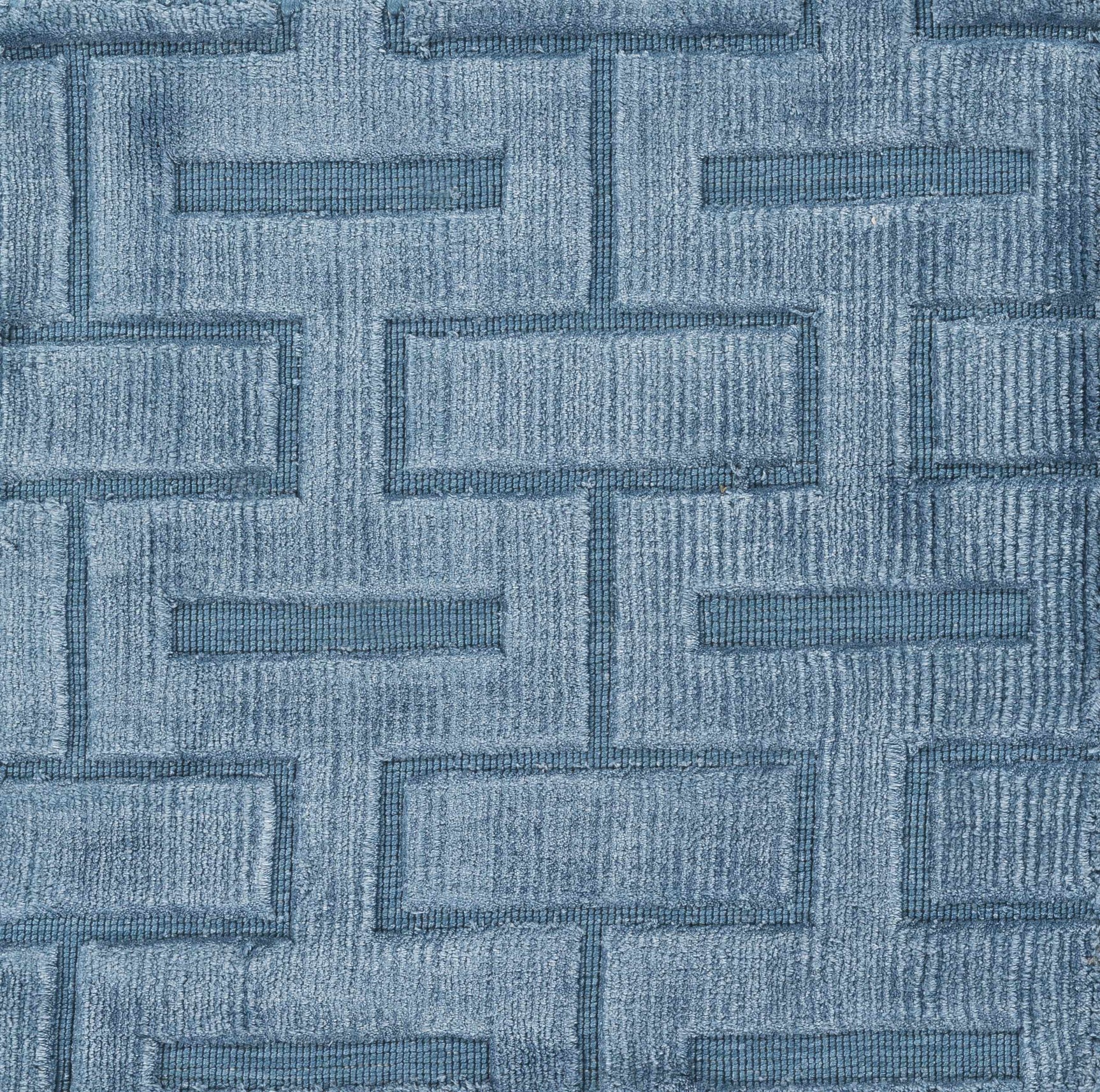 Quealy Blue Patterned 3x5 Small Viscose Rug - Clearance - Ornate Home