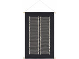 Queen Navy Fringed Wall Hanging - Ornate Home