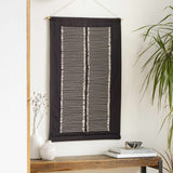 Queen Navy Fringed Wall Hanging - Ornate Home