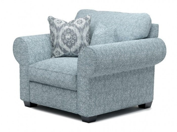 Queensbury Teal Chair - Ornate Home