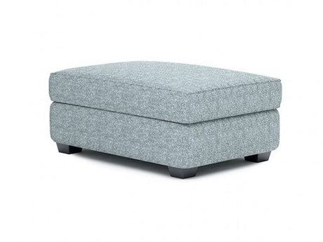 Queensbury Teal Ottoman - Ornate Home