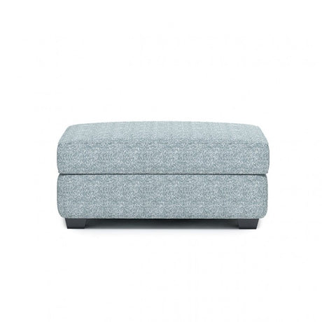 Queensbury Teal Ottoman - Ornate Home