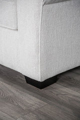 Queensbury White Loveseat - Ornate Home