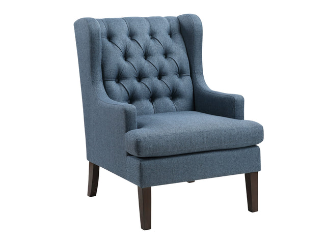 Quent Blue Accent Chair - Ornate Home