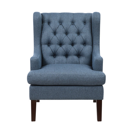 Quent Blue Accent Chair - Ornate Home