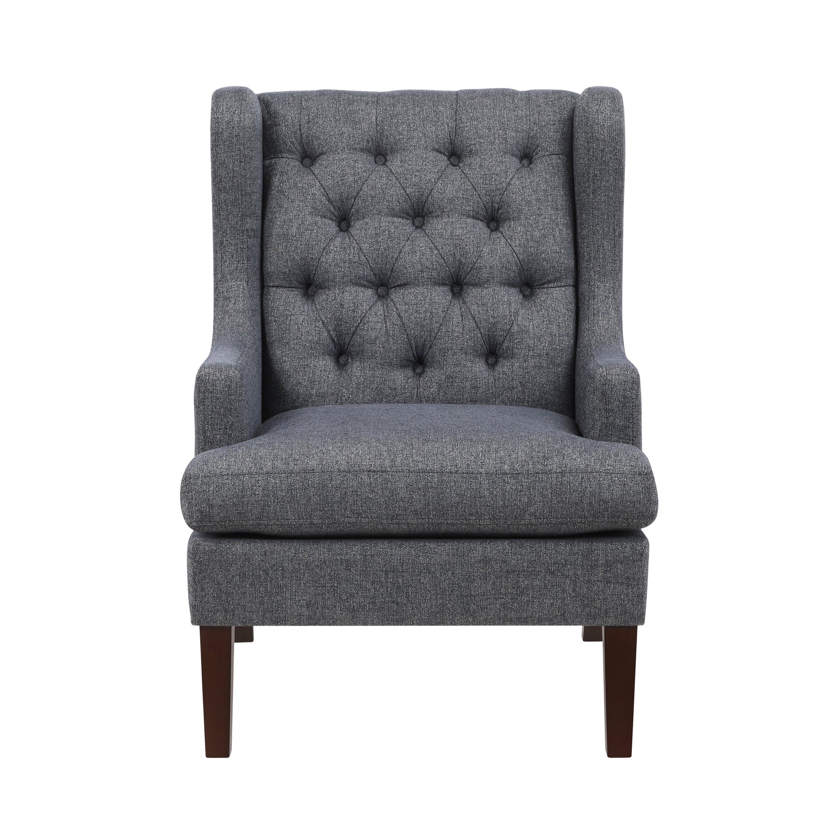 Quent Charcoal Accent Chair - Ornate Home