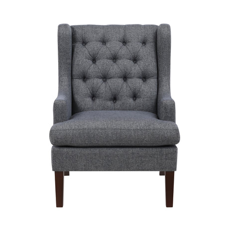 Quent Charcoal Accent Chair - Ornate Home