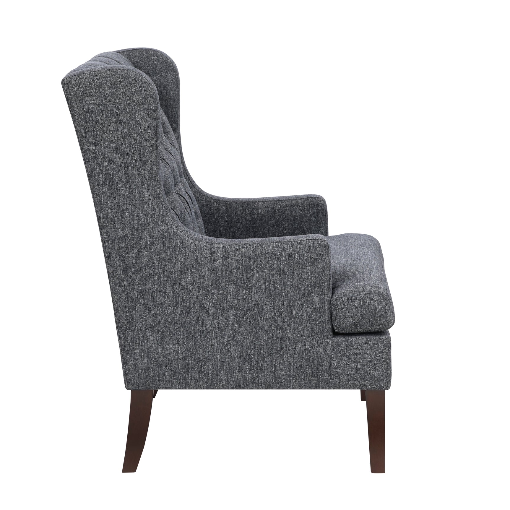 Quent Charcoal Accent Chair - Ornate Home