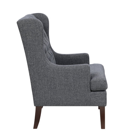Quent Charcoal Accent Chair - Ornate Home