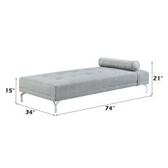 Quenti Gray Futon w/Pillow - Ornate Home