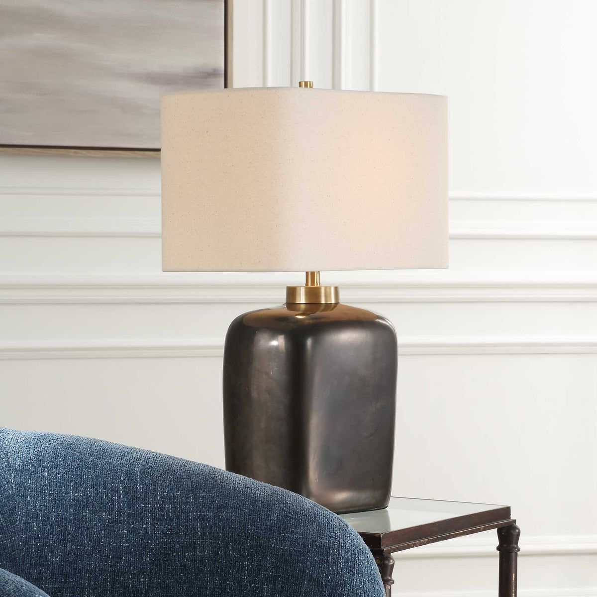 Quentin Dark Bronze Table Lamp - Ornate Home