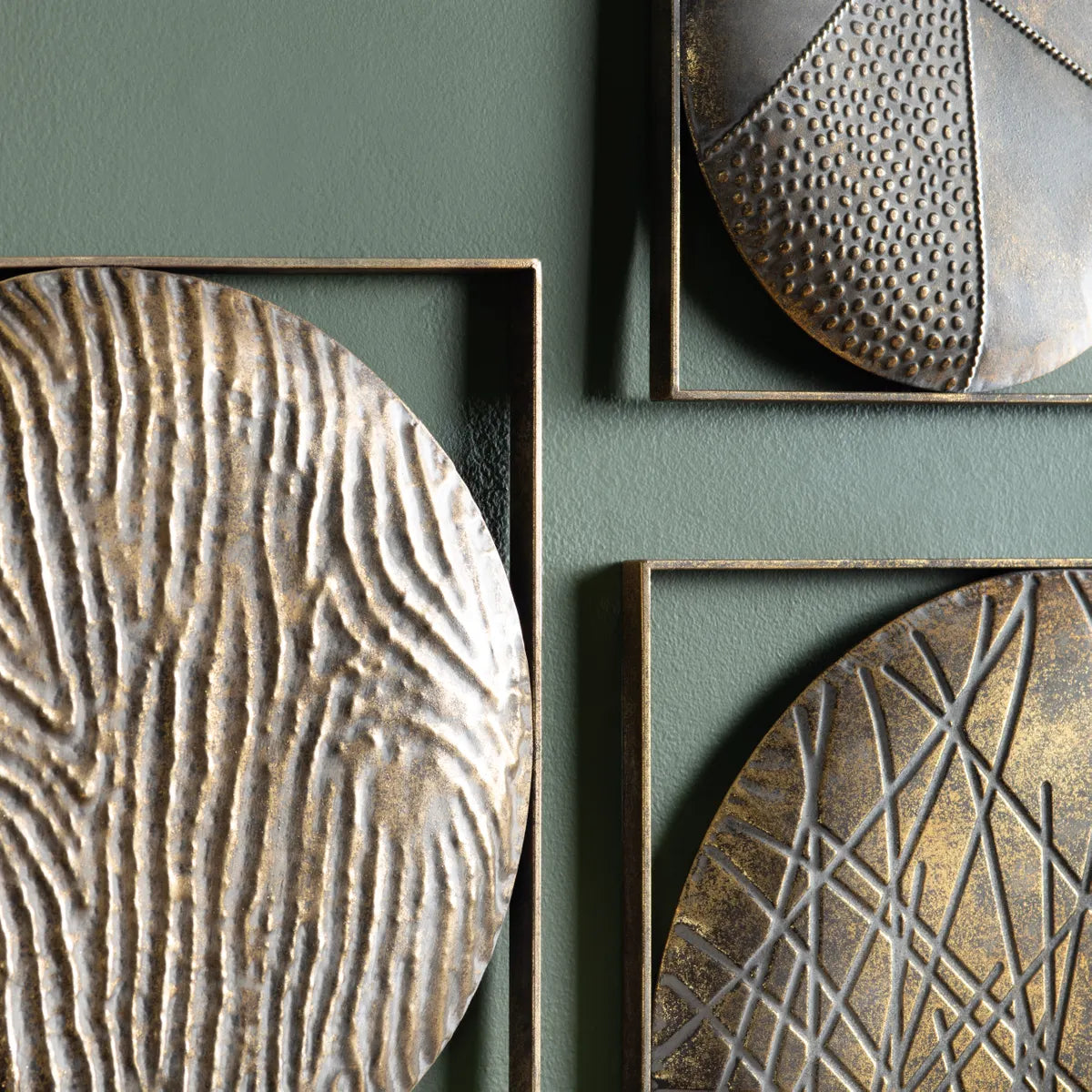 Quest Bronze/Gray Wall Decor (Set Of 3)